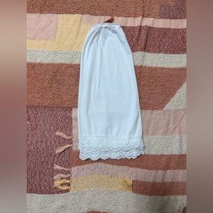 White Dress Extender/Skirt🤍